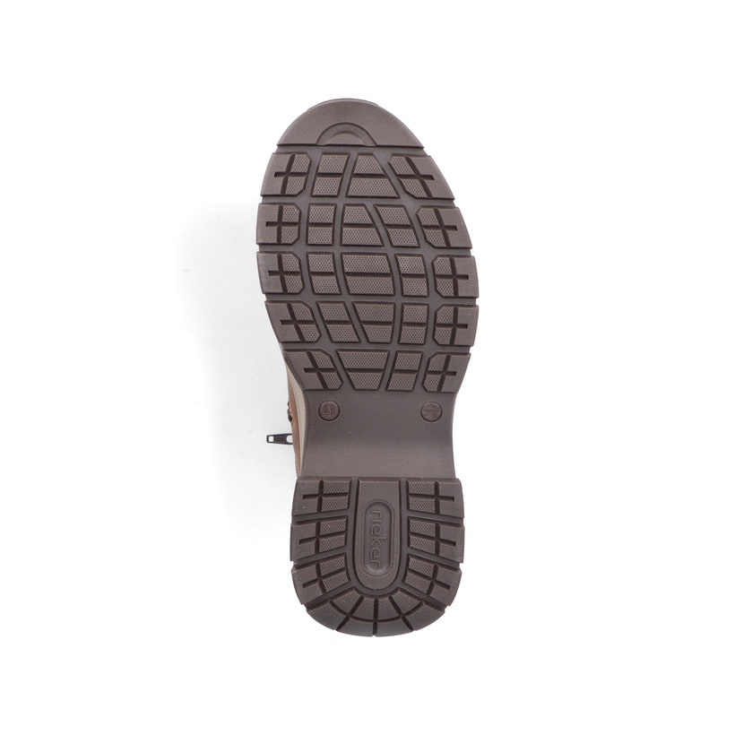 Braune Rieker Herren Schnürstiefel 30230-22 mit wasserabweisender TEX-Membran. Schuh Laufsohle.