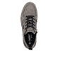 Graue Rieker Herren Sneaker Low 36000-64 mit wasserabweisender RiekerTEX-Membran. Schuh von oben.