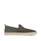 Mocassins Rieker verts pour homme B2661-54 avec bande élastique. Côté intérieur de la chaussure.