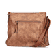 Sac à main Rieker H1340-22 marron avec fermeture éclair et poche pour téléphone portable. Verso.