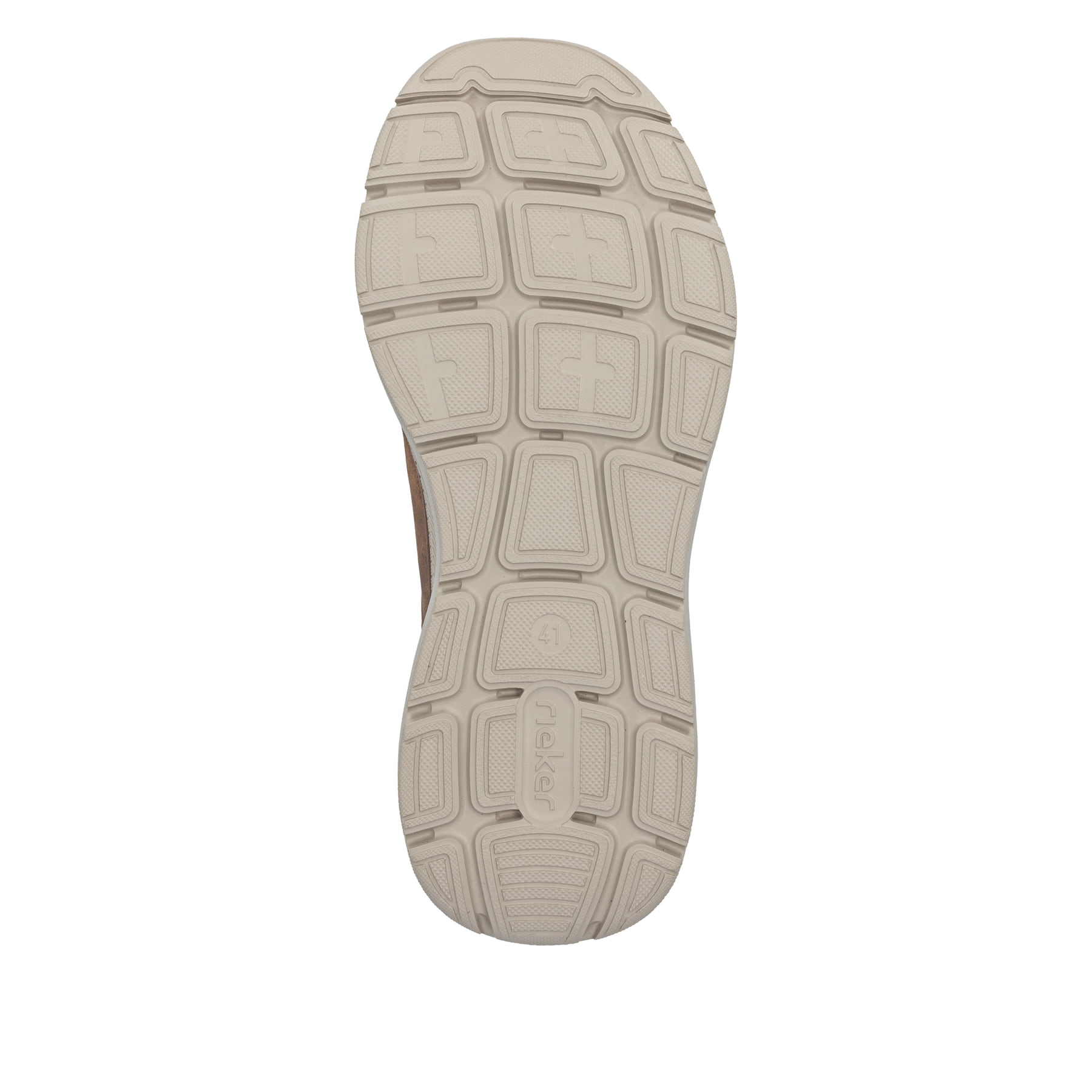 Dunkelblau-schwarze Rieker Herren Slipper B1850-14 mit lightsole+ sowie Gummizug. Schuh Laufsohle.