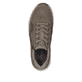 Braune Rieker Herren Schnürschuhe 11001-26 mit Reißverschluss sowie Extraweite H. Schuh von oben.