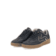 Weiße Rieker Damen Sneaker Low M5509-80 mit strapazierfähiger Sohle. Schuh Außenseite gespiegelt.