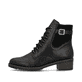 Graublaue Rieker Damen Chelsea Boots X9352-14 mit einer robusten Profilsohle. Schuh Innenseite