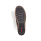 Weiße Rieker Damen Slipper L7465-91 mit Reißverschluss sowie Löcheroptik. Schuh Außenseite gespiegelt.