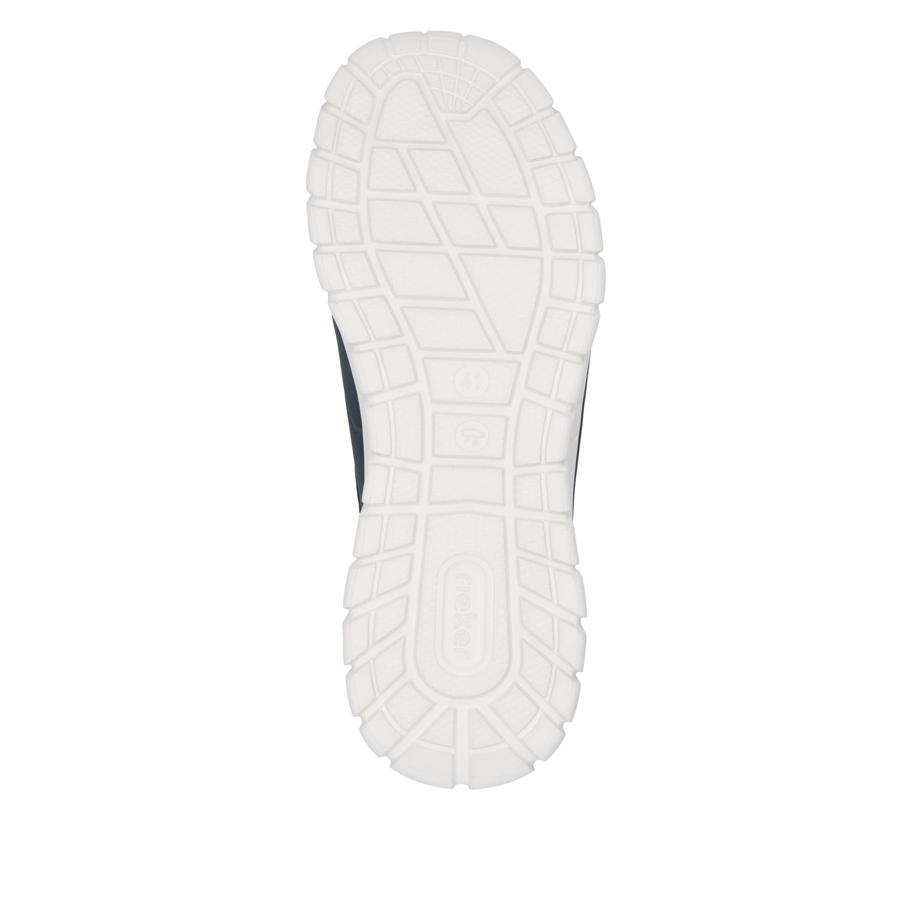 Blaue Rieker Herren Sneaker Low 04350-14 mit Gummizug sowie ultraleichter Sohle. Schuh Laufsohle.