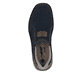 Blaue Rieker Herren Slipper 03053-14 mit einem Gummizug sowie der Extraweite H. Schuh von oben.