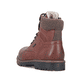 Braune Rieker Herren Schnürstiefel F3616-24 aus Glattleder. Schuh von hinten.