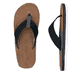 Blaue Rieker Herren Zehentrenner 20152-14 mit der Komfortweite G. Schuh von oben, liegend.