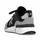 Mocassins Rieker noirs pour homme U1405-00 avec bande élastique. Chaussure vue de l'arrière.