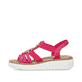 Rosane Rieker Damen Riemchensandalen 63249-31 mit Schmuckelementen. Schuh Außenseite.