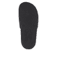 Schwarze Rieker Damen Pantoletten W3250-00 mit flexibler und ultraleichter Sohle. Schuh Laufsohle.