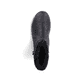 
Tiefschwarze Rieker Damen Kurzstiefel Z0070-00 mit einer robusten Profilsohle. Schuh von oben