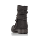 
Asphaltgraue Rieker Damen Kurzstiefel Z6893-45 mit einer schockabsorbierenden Sohle. Schuh von hinten