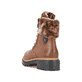 
Kastanienbraune Rieker Damen Schnürstiefel 72608-24 mit einer leichten Sohle. Schuh von hinten