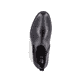 
Nachtschwarze Rieker Herren Chelsea Boots 10374-00 mit einer robusten Profilsohle. Schuh von oben