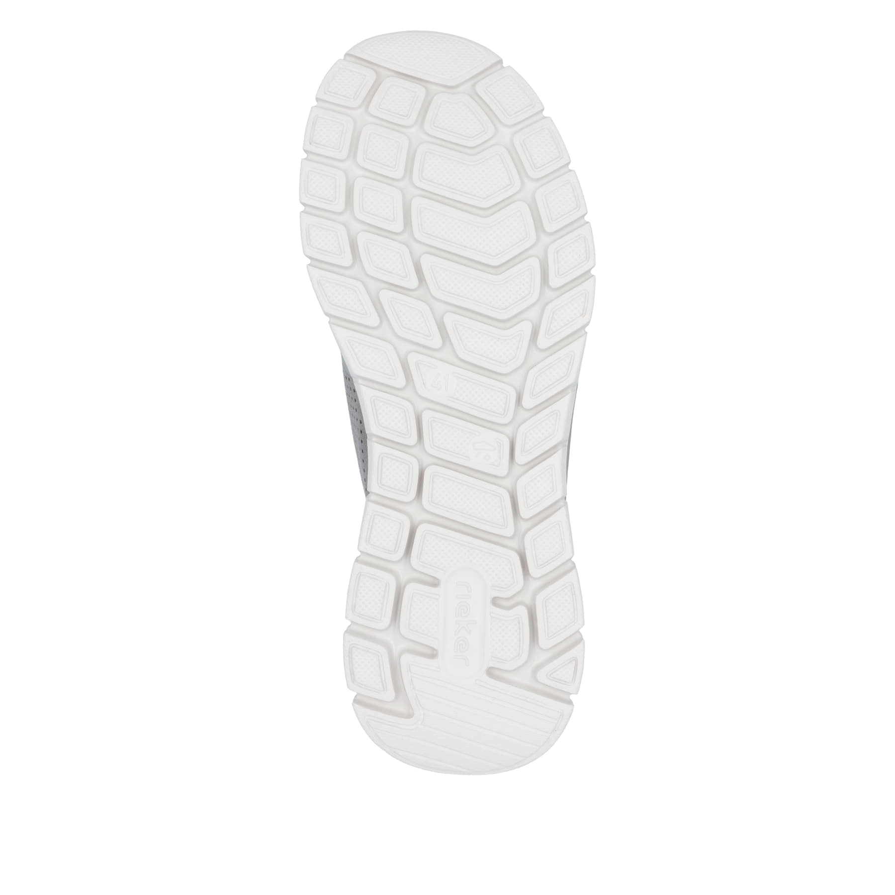 Graue Rieker Herren Sneaker Low B6600-42 mit Schnürung sowie Komfortweite G 1/2. Schuh Laufsohle.