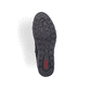 Bottines Rieker noires pour femmes X9165-00 avec fermeture éclair. Semelle extérieure de la chaussure.