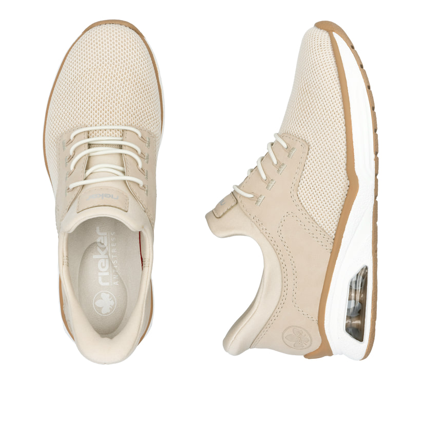 Rieker M2940-12 dames sneakers blauw