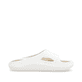 Weiße Rieker Damen Pantoletten W3350-80 mit ultraleichter und flexibler Sohle. Schuh Innenseite.