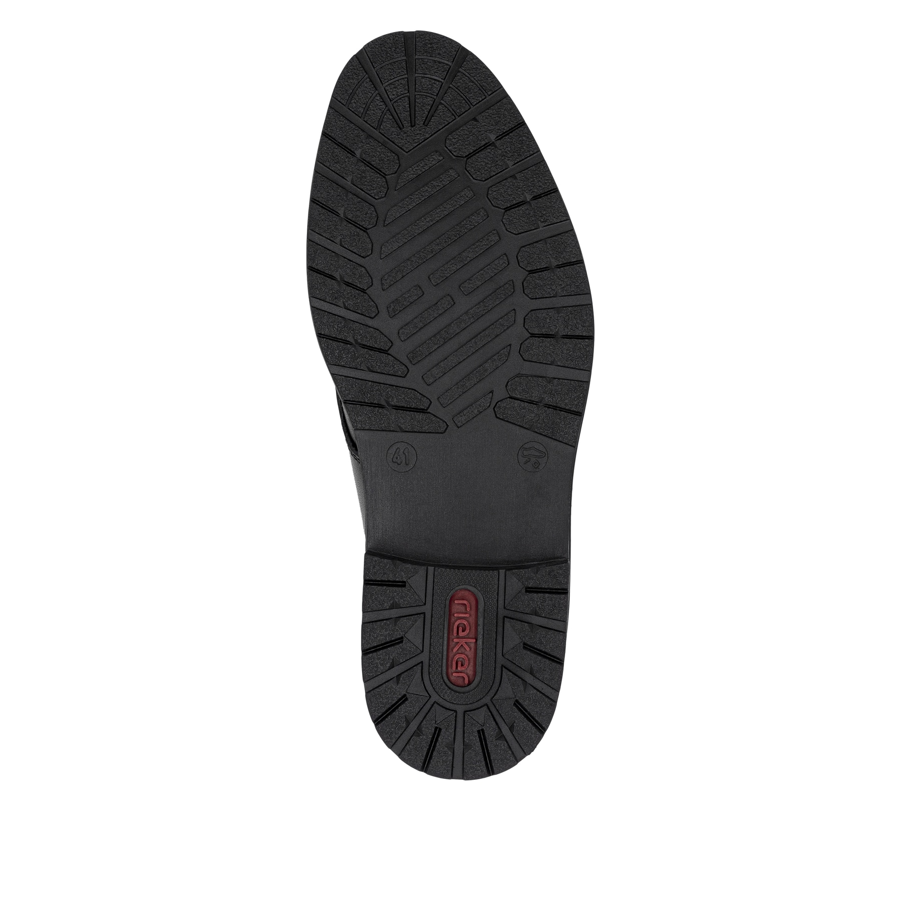 Schwarze Rieker Herren Schnürschuhe 14621-00 aus Glattleder mit Komfortweite G. Schuh Laufsohle.