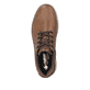Kastanienbraune Rieker Herren Schnürschuhe B3301-22 mit einer leichten Profilsohle. Schuh Innenseite