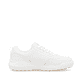 Weiße Rieker Damen Sneaker Low W1101-80 mit Schnürung sowie flexibler Sohle. Schuh Innenseite.