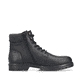 Schwarze Rieker Herren Schnürstiefel F3616-00 aus Glattleder. Schuh Innenseite.