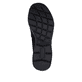 Schwarze Rieker Ballerinas M5075-00 mit einem Gummizug sowie der Komfortweite G. Schuh Laufsohle.