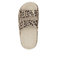 Mehrfarbige Rieker Damen Pantoletten P2450-90 mit einem Schnallen. Schuh von oben.