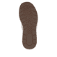 Baskets basses Rieker bleues pour homme 11504-14 avec fermeture éclair. Semelle extérieure de la chaussure.