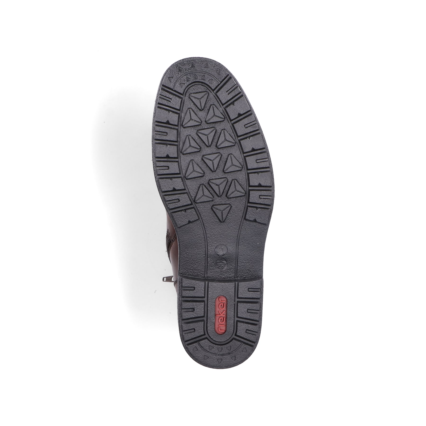 Braune Rieker Herren Schnürstiefel 33143-25 aus Glattleder. Schuh Laufsohle.