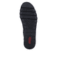 Schwarze Rieker Damen Schnürschuhe N3302-90 mit einem Reißverschluss. Schuh Laufsohle.