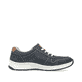 Blaue Rieker Herren Schnürschuhe 14300-14 mit Reißverschluss sowie Extraweite H. Schuh Innenseite.
