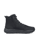 Schwarze Rieker Herren Schnürstiefel U1510-00 mit griffiger Fiber-Grip Sohle. Schuh Innenseite.
