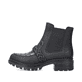 Beigebraune Rieker Damen Chelsea Boots 76863-64 mit einer robusten Profilsohle. Schuh Innenseite