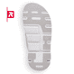 Grüne Rieker Damen Pantoletten V8403-53 mit flexibler und super leichter Sohle. Schuh Außenseite gespiegelt.