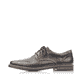Schwarze Rieker Herren Schnürschuhe 13500-00 mit modernen Ziernähten. Schuh Außenseite.