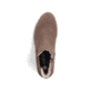 Zimtbraune Rieker Damen Chelsea Boots 77254-25 mit einem Reißverschluss. Schuh von oben.