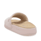 Rosane Rieker Damen Pantoletten W3250-31 mit flexibler und ultraleichter Sohle. Schuh von hinten.