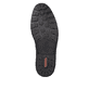 
Mitternachtsschwarze Rieker Herren Kurzstiefel 15353-00 mit einer robusten Profilsohle. Schuh Laufsohle
