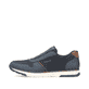 
Ozeanblaue Rieker Herren Slipper B2052-14 mit Elastikeinsatz sowie einer Profilsohle. Schuh Außenseite