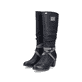 Ozeanblaue Rieker Damen Hochschaftstiefel 94791-14 mit einer robusten Profilsohle. Schuh Innenseite