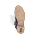Pazifikblaue Rieker Damen Kurzstiefel 76584-14 mit modischer Kordel. Schuh Laufsohle.