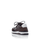 Blaue Rieker Herren Sneaker Low 16106-15 mit Schnürung sowie Komfortweite G 1/2. Schuh von hinten.