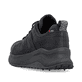 Schwarze Rieker Damen Sneaker Low Z0900-00 mit wasserabweisender TEX-Membran. Schuh von hinten.