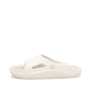Beige Rieker Herren Pantoletten U3450-60 mit flexibler und ultraleichter Sohle. Schuh Außenseite.