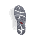 Blaue Rieker Damen Trekkingsandalen 68871-14 mit einem Klettverschluss. Schuh Laufsohle.