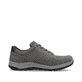 Graue Rieker Herren Schnürschuhe 03600-45 mit Reißverschluss sowie Extraweite H. Schuh Innenseite.