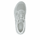 Graue Rieker Herren Sneaker Low 09100-40 mit Schnürung sowie abgesetztem Logo. Schuh von oben.